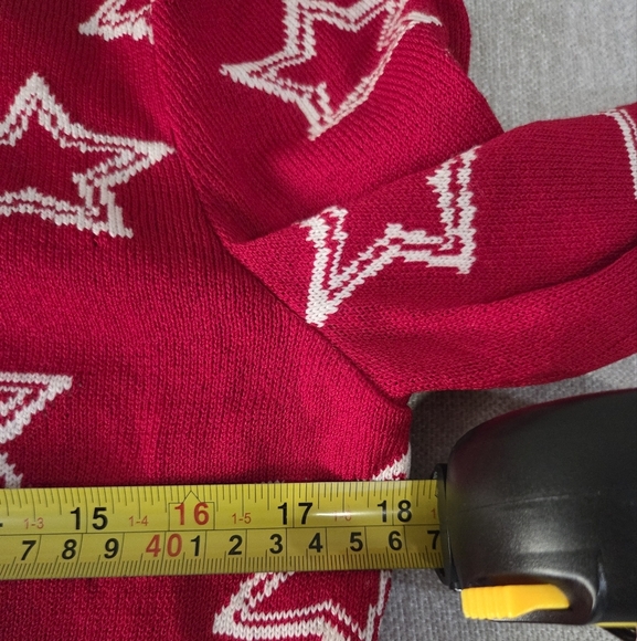 Vtg.St.John Collection By Mary Grey Women's Cardigan Sz.P (S)zippered White Star - Picture 8 of 11